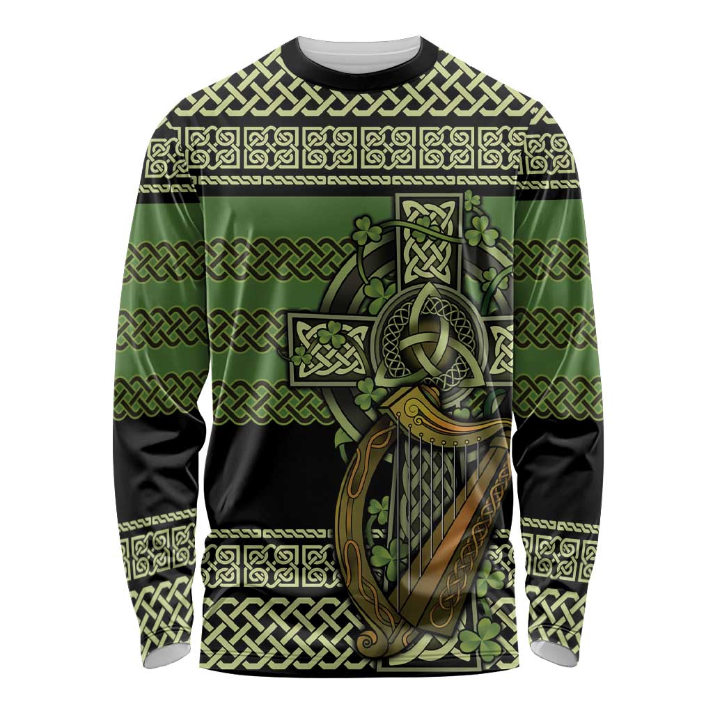 Ireland Celtic Knot Long Sleeve Shirt Celtic Nation Heritage Pride - Wonder Print Shop