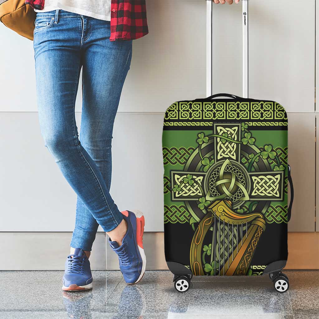 Ireland Celtic Knot Luggage Cover Celtic Nation Heritage Pride - Wonder Print Shop