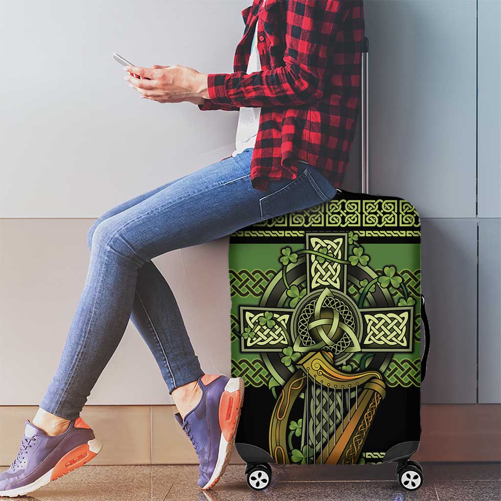 Ireland Celtic Knot Luggage Cover Celtic Nation Heritage Pride - Wonder Print Shop