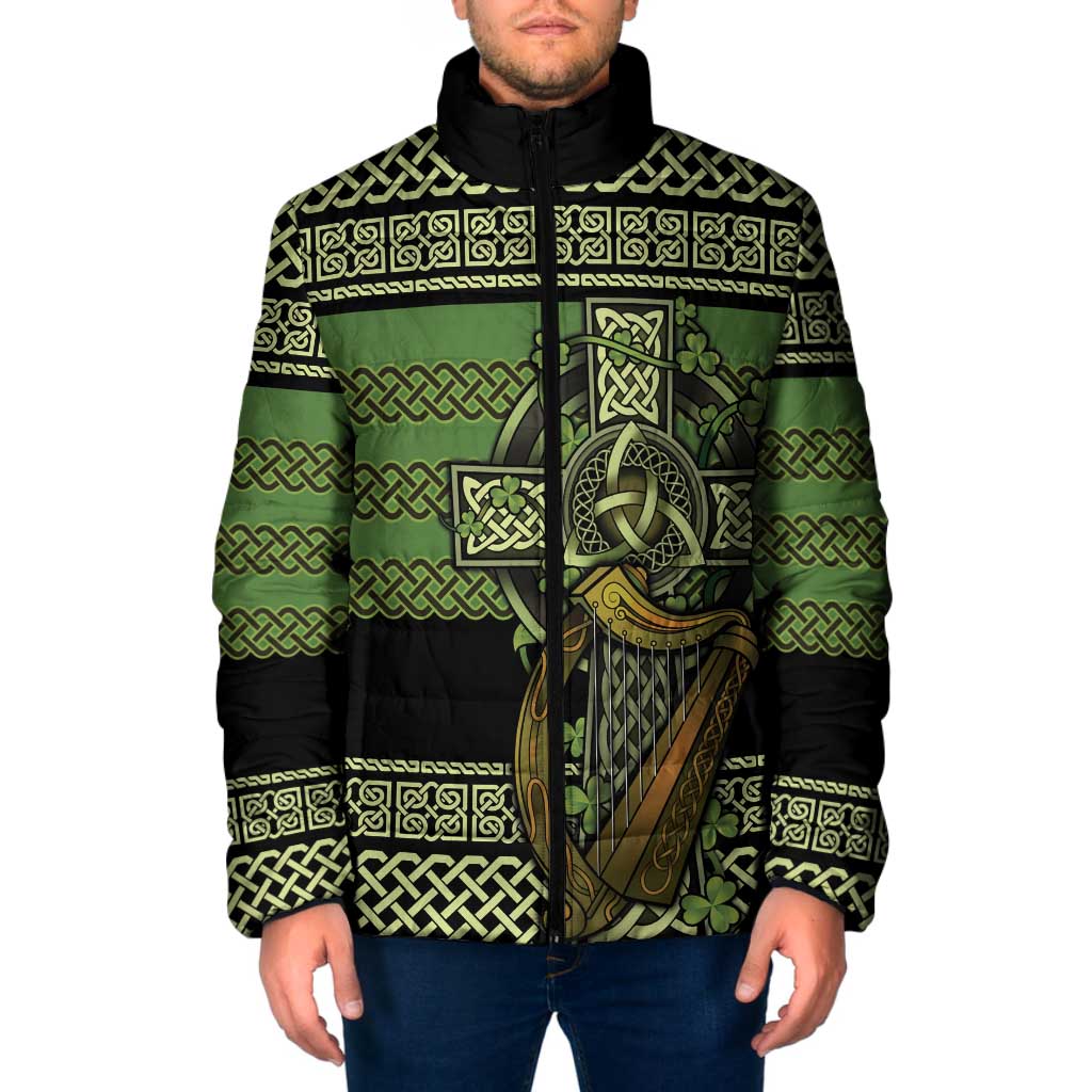 Ireland Celtic Knot Padded Jacket Celtic Nation Heritage Pride - Wonder Print Shop