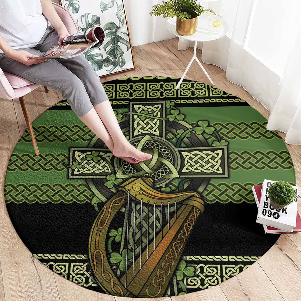 Ireland Celtic Knot Round Carpet Celtic Nation Heritage Pride - Wonder Print Shop