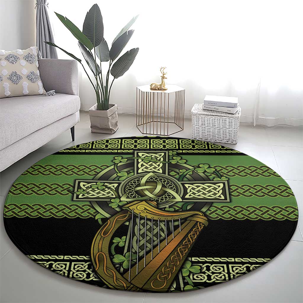 Ireland Celtic Knot Round Carpet Celtic Nation Heritage Pride - Wonder Print Shop