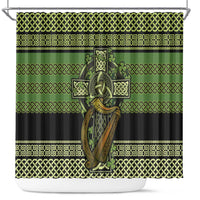 Ireland Celtic Knot Shower Curtain Celtic Nation Heritage Pride - Wonder Print Shop