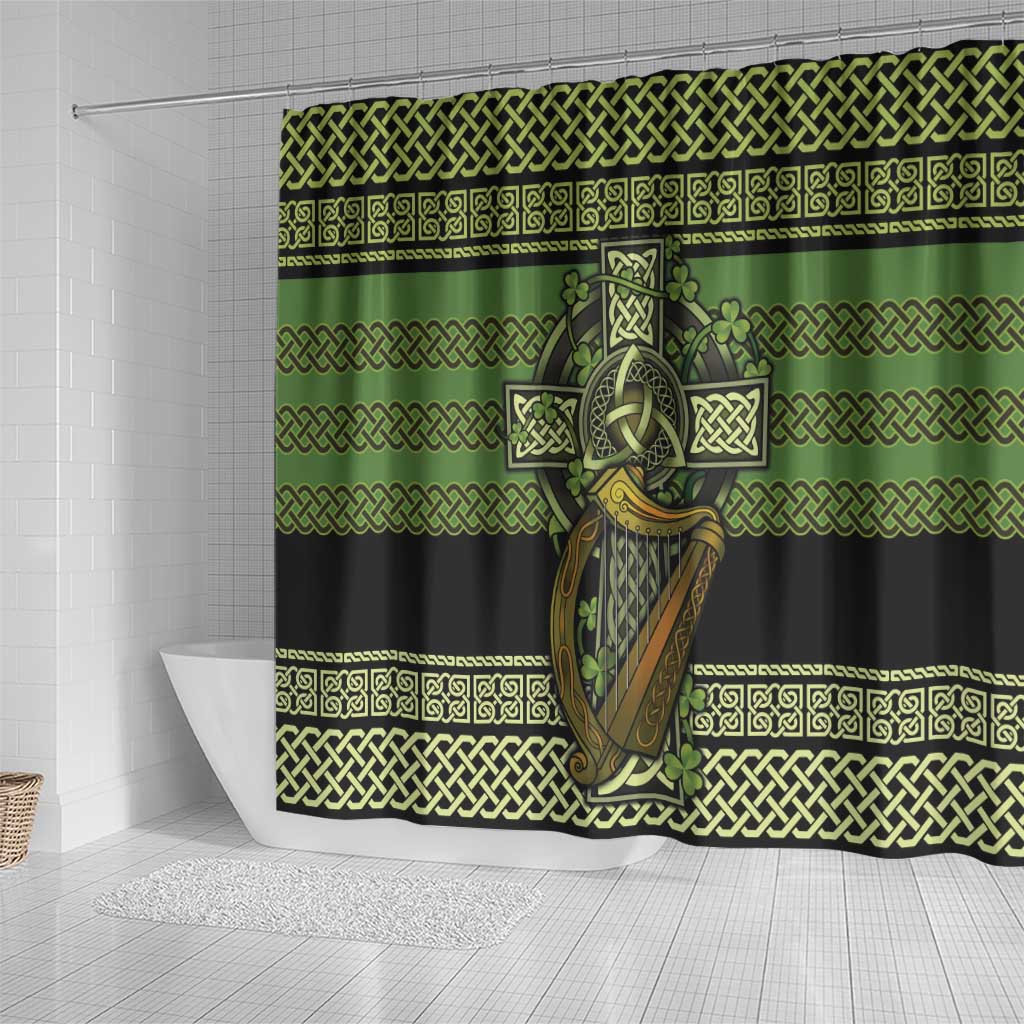 Ireland Celtic Knot Shower Curtain Celtic Nation Heritage Pride - Wonder Print Shop