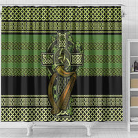 Ireland Celtic Knot Shower Curtain Celtic Nation Heritage Pride - Wonder Print Shop