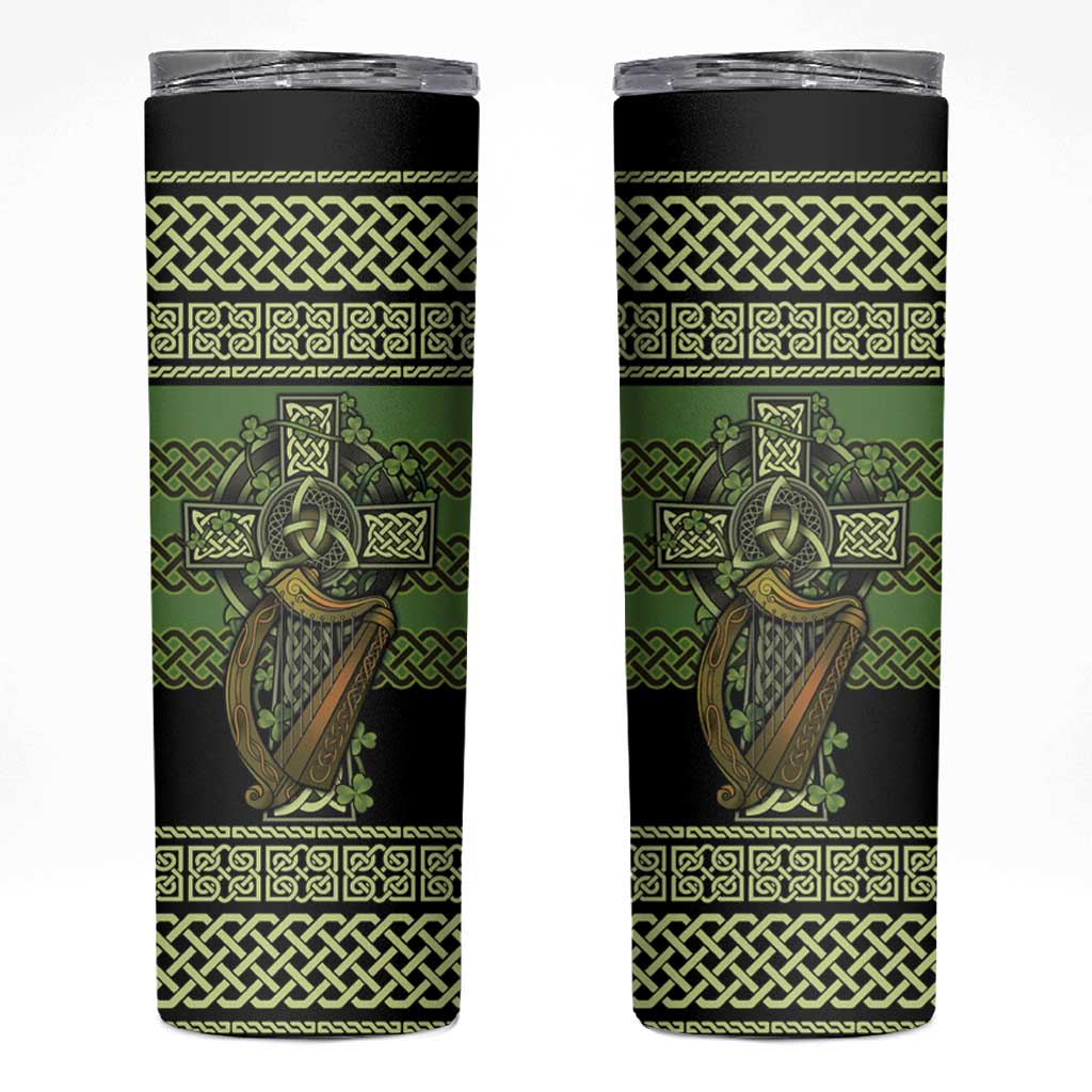 Ireland Celtic Knot Skinny Tumbler Celtic Nation Heritage Pride - Wonder Print Shop