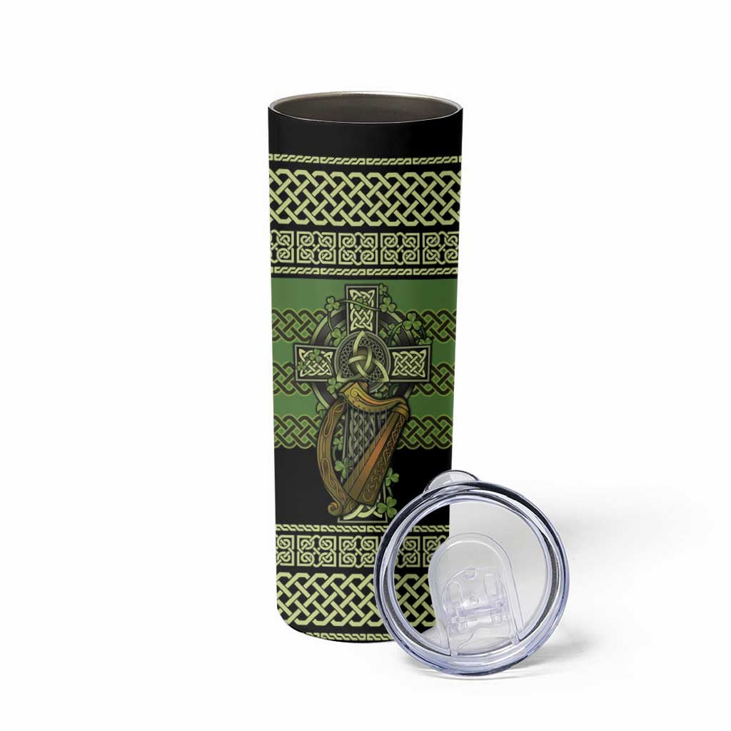 Ireland Celtic Knot Skinny Tumbler Celtic Nation Heritage Pride - Wonder Print Shop