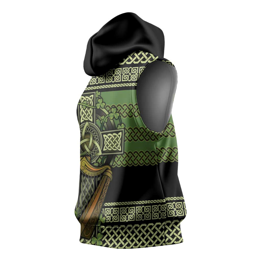 Ireland Celtic Knot Sleeveless Hoodie Celtic Nation Heritage Pride - Wonder Print Shop