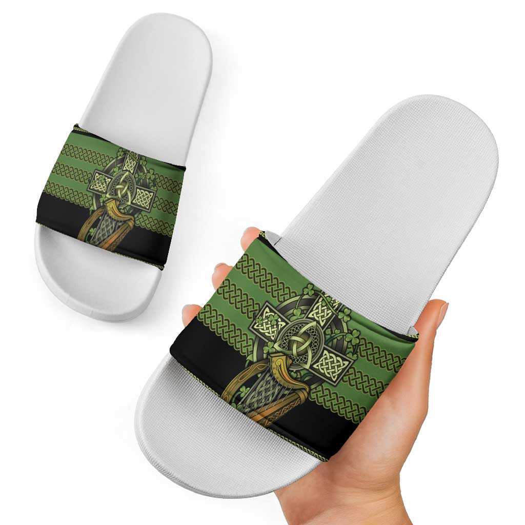Ireland Celtic Knot Slide Sandals Celtic Nation Heritage Pride - Wonder Print Shop