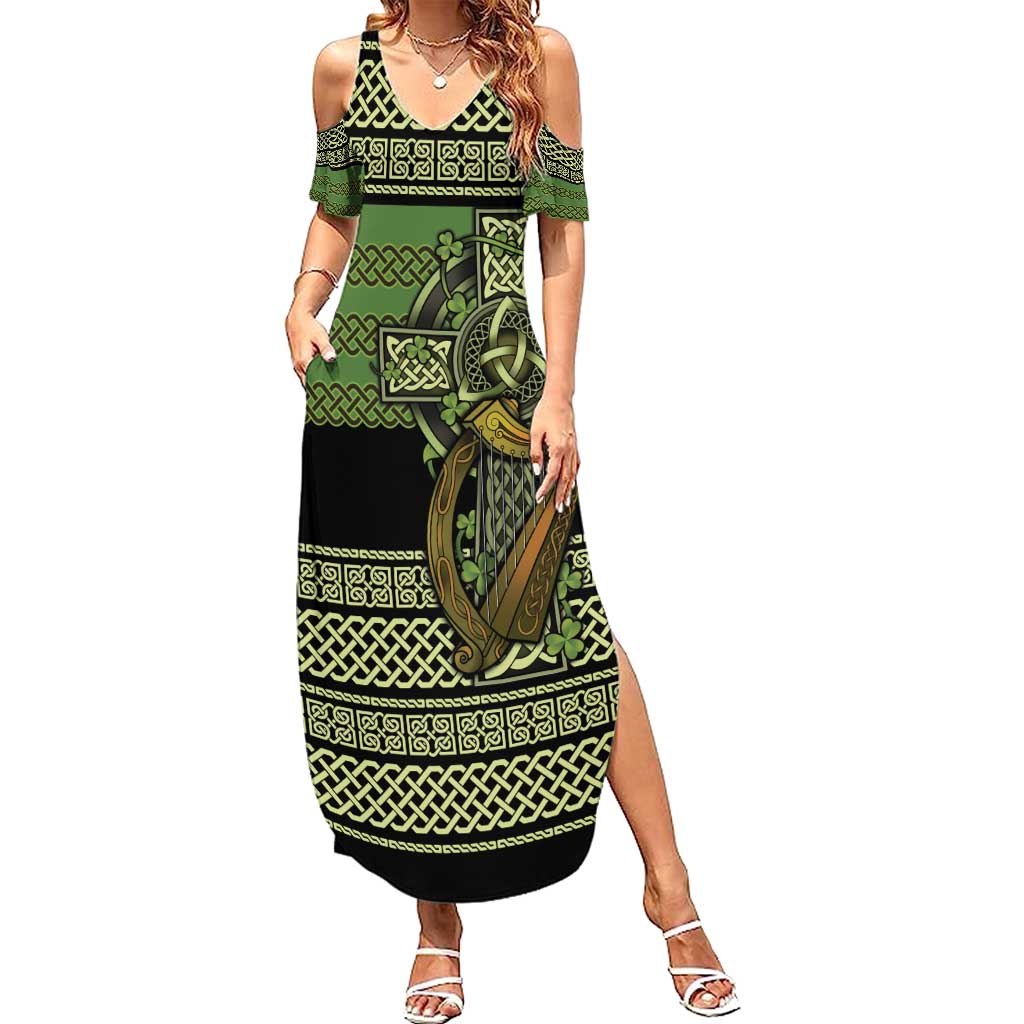 Ireland Celtic Knot Summer Maxi Dress Celtic Nation Heritage Pride - Wonder Print Shop