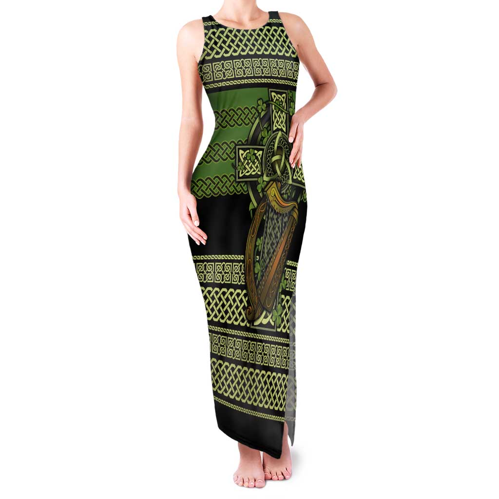 Ireland Celtic Knot Tank Maxi Dress Celtic Nation Heritage Pride - Wonder Print Shop