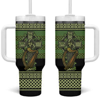 Ireland Celtic Knot Tumbler With Handle Celtic Nation Heritage Pride - Wonder Print Shop