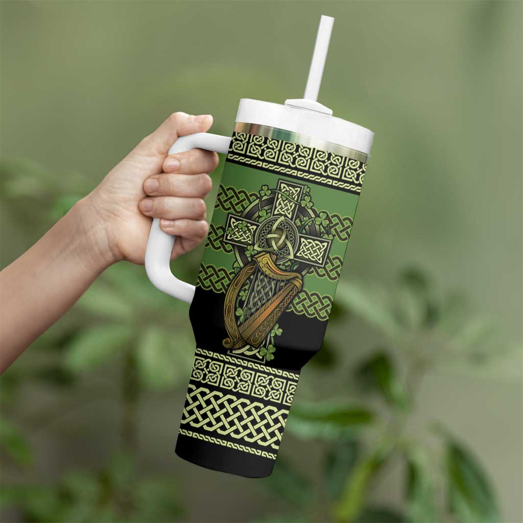 Ireland Celtic Knot Tumbler With Handle Celtic Nation Heritage Pride - Wonder Print Shop