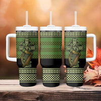 Ireland Celtic Knot Tumbler With Handle Celtic Nation Heritage Pride - Wonder Print Shop