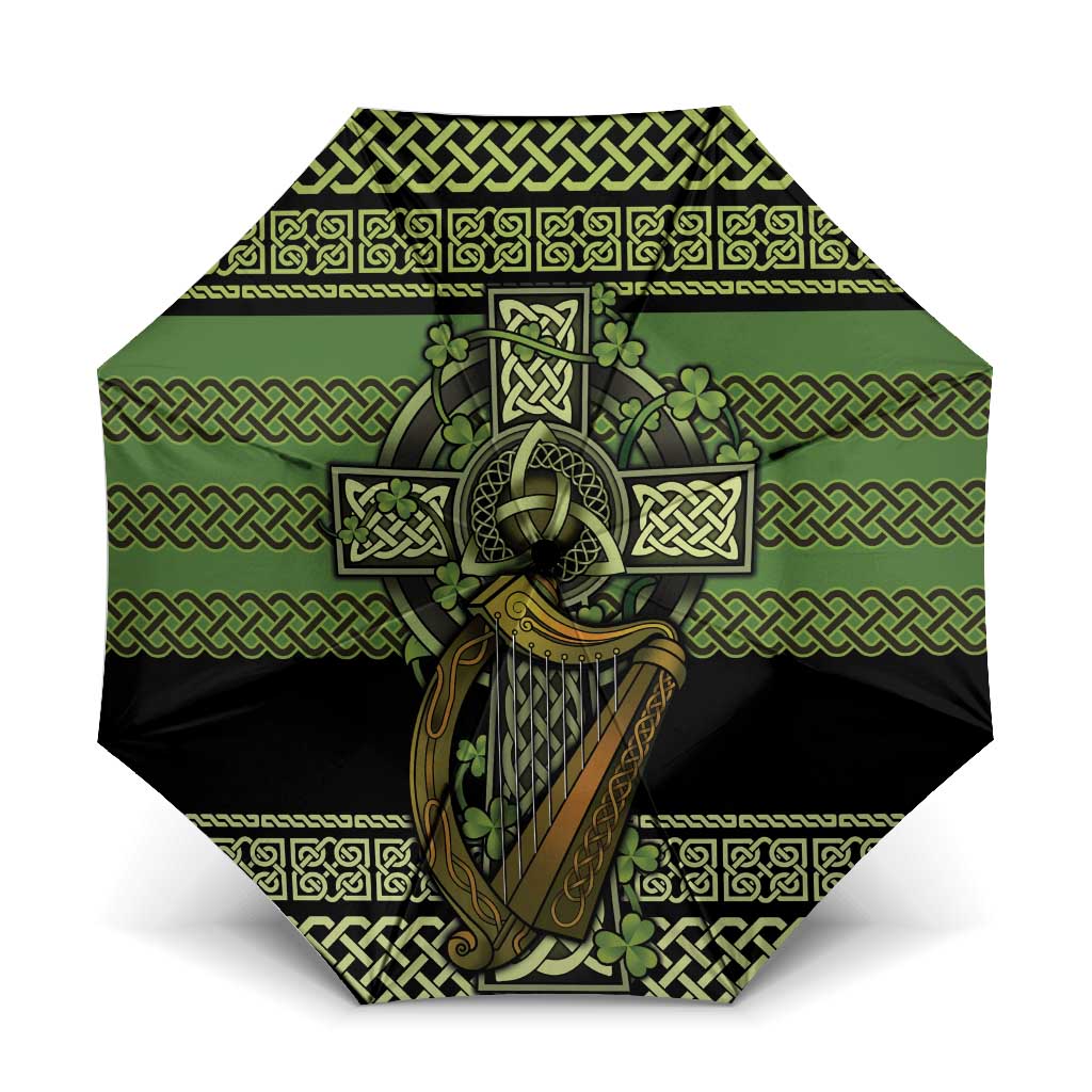 Ireland Celtic Knot Umbrella Celtic Nation Heritage Pride - Wonder Print Shop