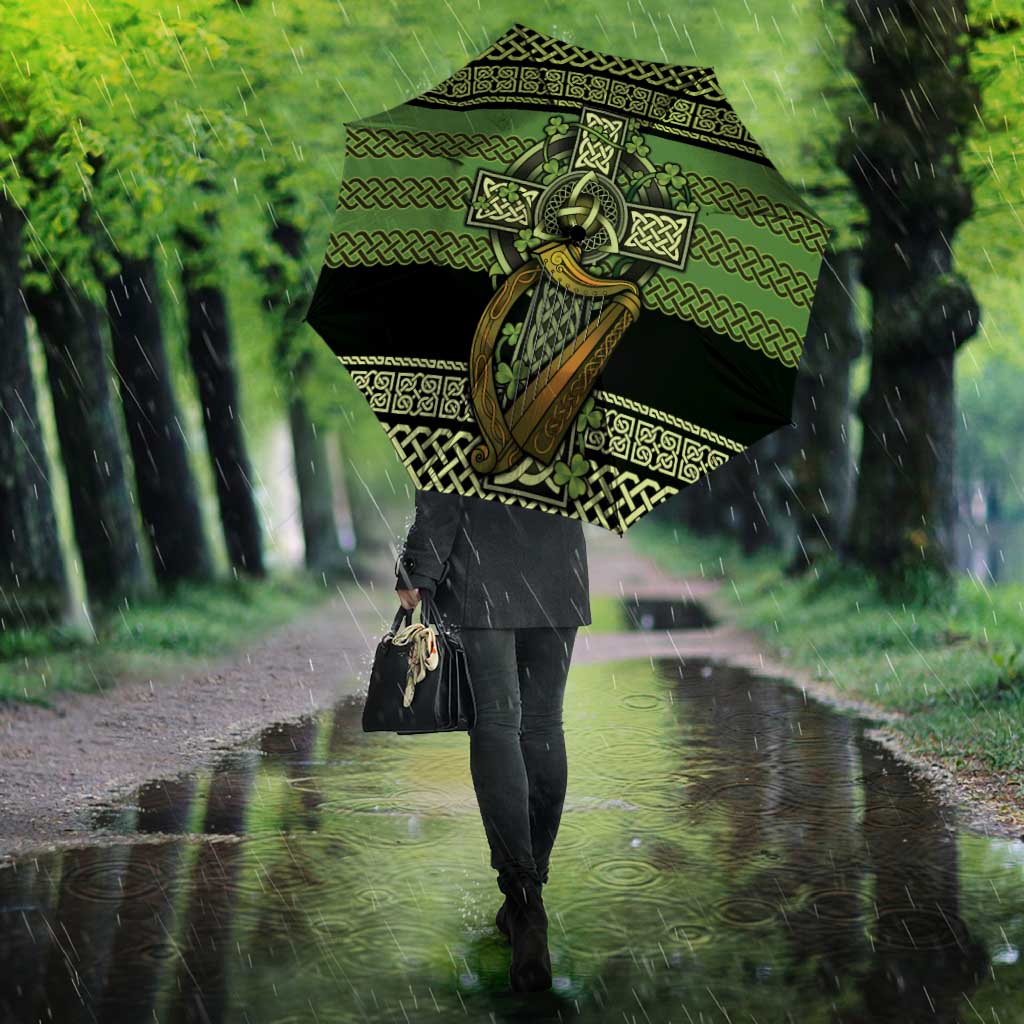 Ireland Celtic Knot Umbrella Celtic Nation Heritage Pride - Wonder Print Shop