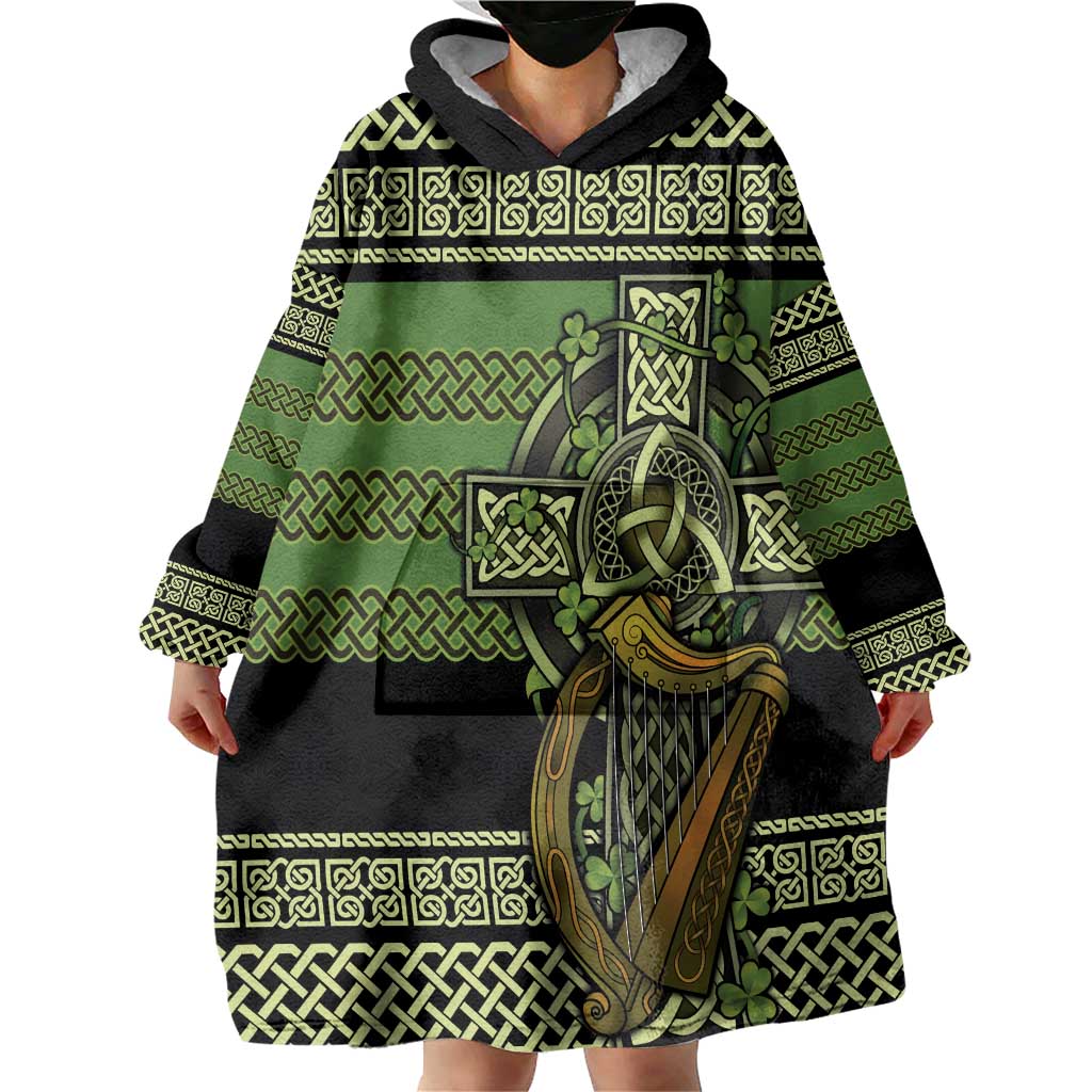 Ireland Celtic Knot Wearable Blanket Hoodie Celtic Nation Heritage Pride - Wonder Print Shop
