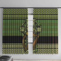 Ireland Celtic Knot Window Curtain Celtic Nation Heritage Pride - Wonder Print Shop