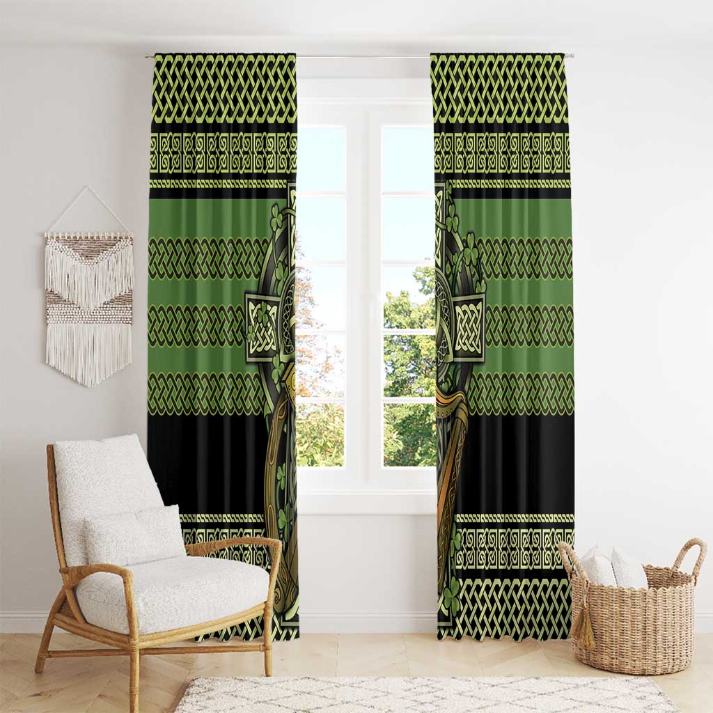 Ireland Celtic Knot Window Curtain Celtic Nation Heritage Pride - Wonder Print Shop