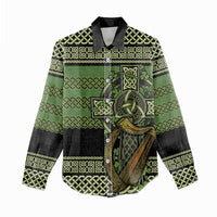 Ireland Celtic Knot Women Casual Shirt Celtic Nation Heritage Pride - Wonder Print Shop