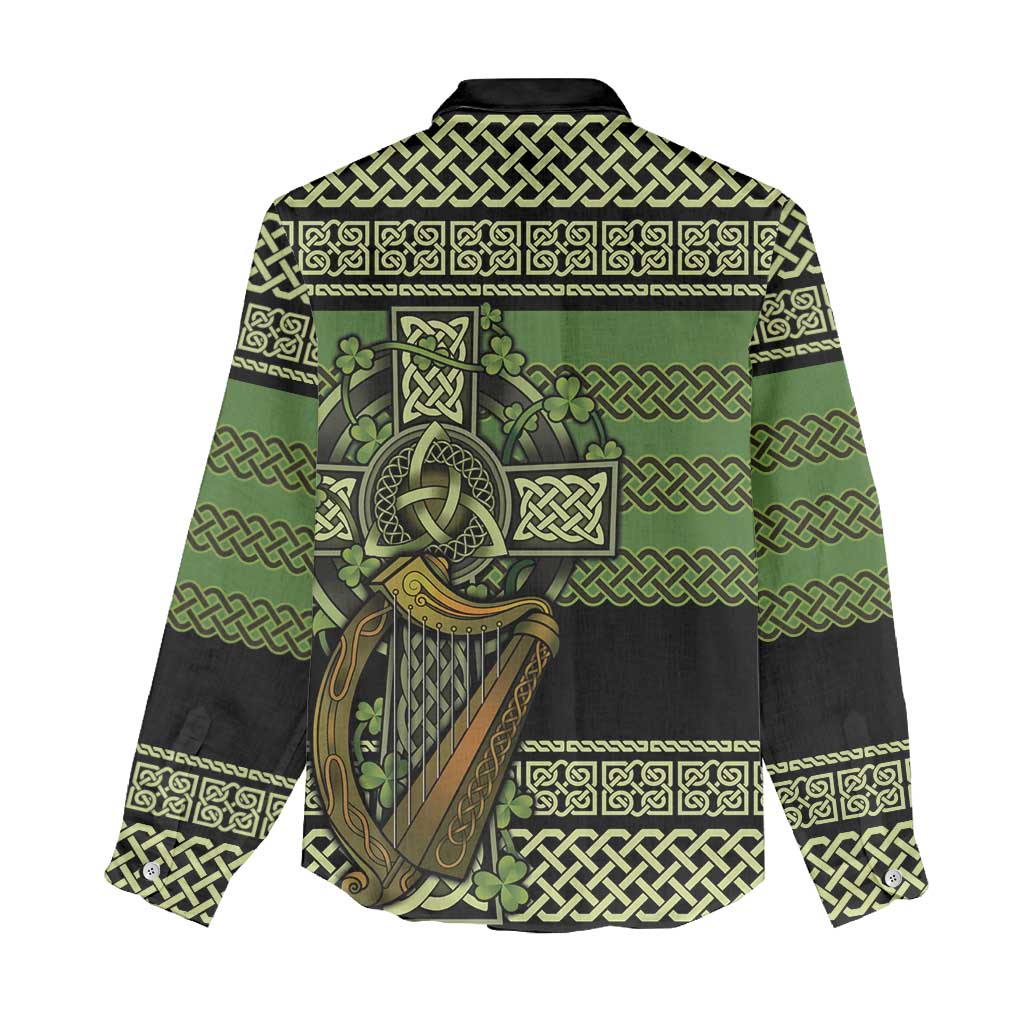 Ireland Celtic Knot Women Casual Shirt Celtic Nation Heritage Pride - Wonder Print Shop