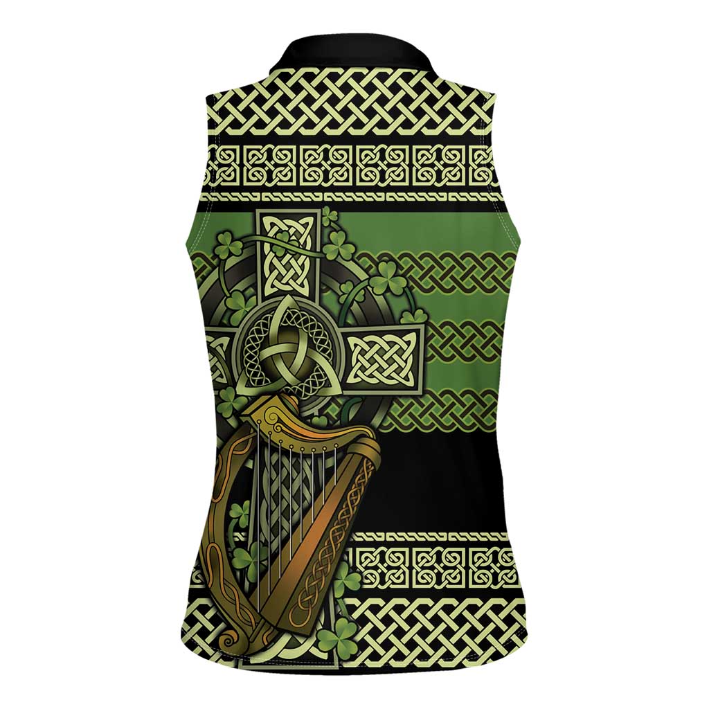 Ireland Celtic Knot Women Sleeveless Polo Shirt Celtic Nation Heritage Pride - Wonder Print Shop