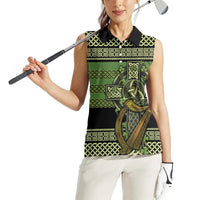Ireland Celtic Knot Women Sleeveless Polo Shirt Celtic Nation Heritage Pride - Wonder Print Shop