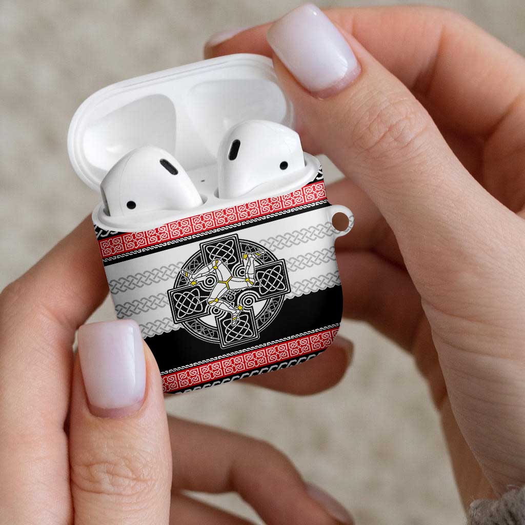 Isle of Man Celtic Knot AirPods Case Celtic Nation Heritage Pride - Wonder Print Shop