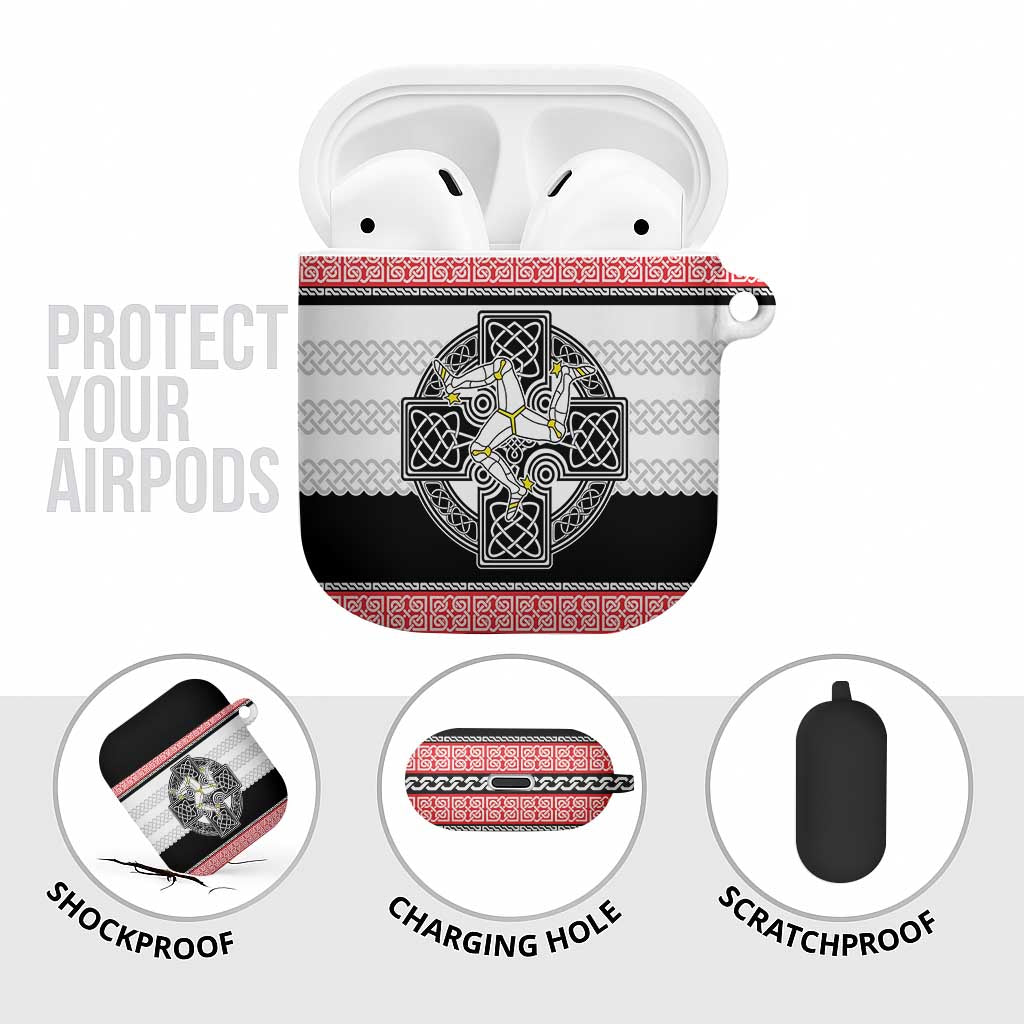 Isle of Man Celtic Knot AirPods Case Celtic Nation Heritage Pride - Wonder Print Shop