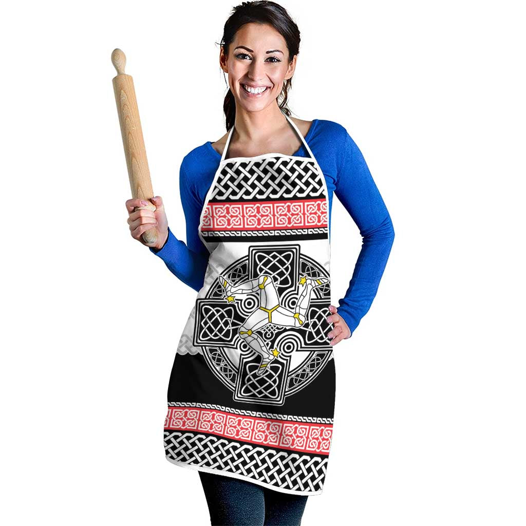 Isle of Man Celtic Knot Apron Celtic Nation Heritage Pride - Wonder Print Shop