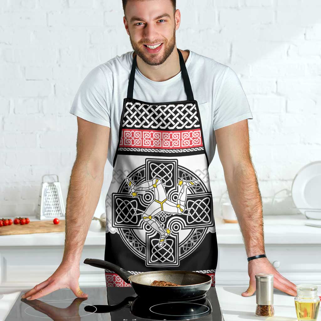 Isle of Man Celtic Knot Apron Celtic Nation Heritage Pride - Wonder Print Shop