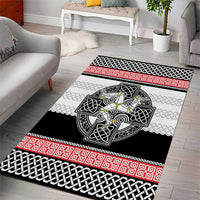 Isle of Man Celtic Knot Area Rug Celtic Nation Heritage Pride - Wonder Print Shop