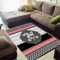 Isle of Man Celtic Knot Area Rug Celtic Nation Heritage Pride - Wonder Print Shop