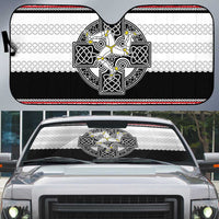 Isle of Man Celtic Knot Auto Sun Shade Celtic Nation Heritage Pride - Wonder Print Shop