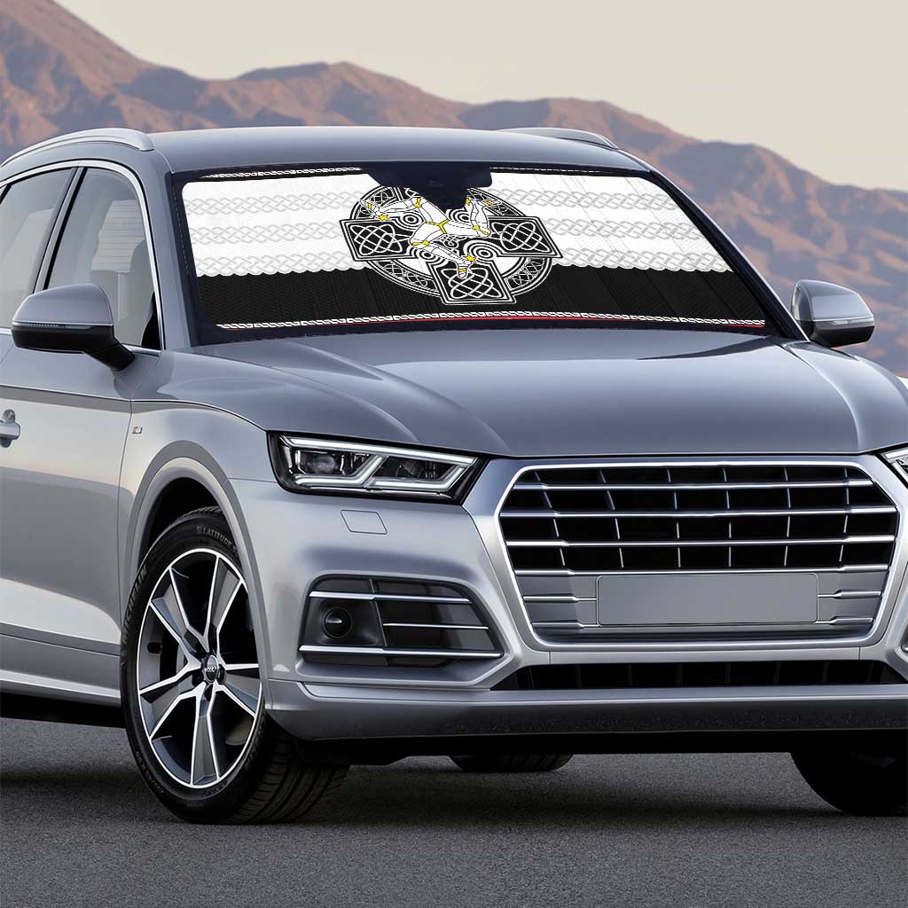 Isle of Man Celtic Knot Auto Sun Shade Celtic Nation Heritage Pride - Wonder Print Shop