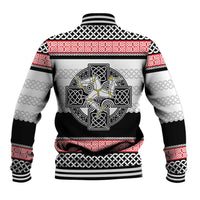 Isle of Man Celtic Knot Baseball Jacket Celtic Nation Heritage Pride - Wonder Print Shop