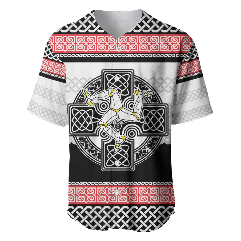 Isle of Man Celtic Knot Baseball Jersey Celtic Nation Heritage Pride - Wonder Print Shop
