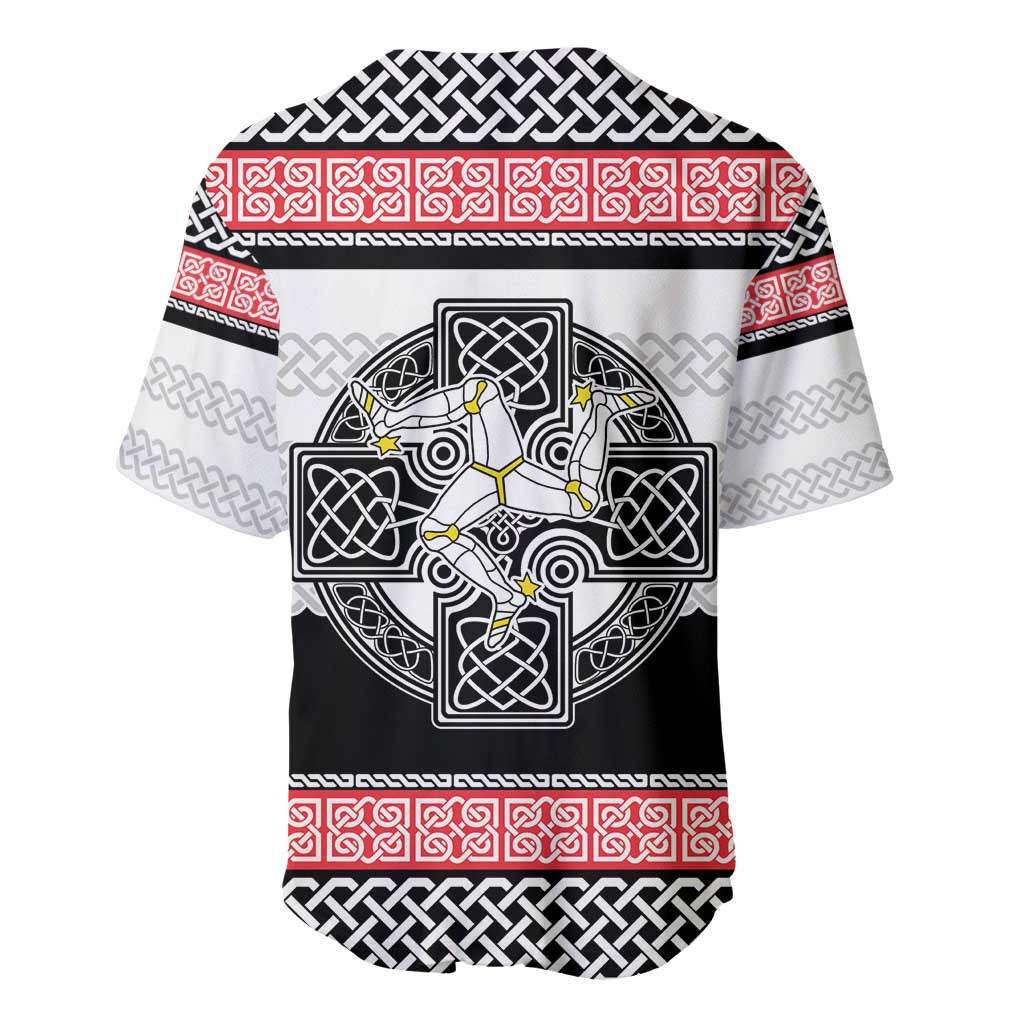 Isle of Man Celtic Knot Baseball Jersey Celtic Nation Heritage Pride - Wonder Print Shop
