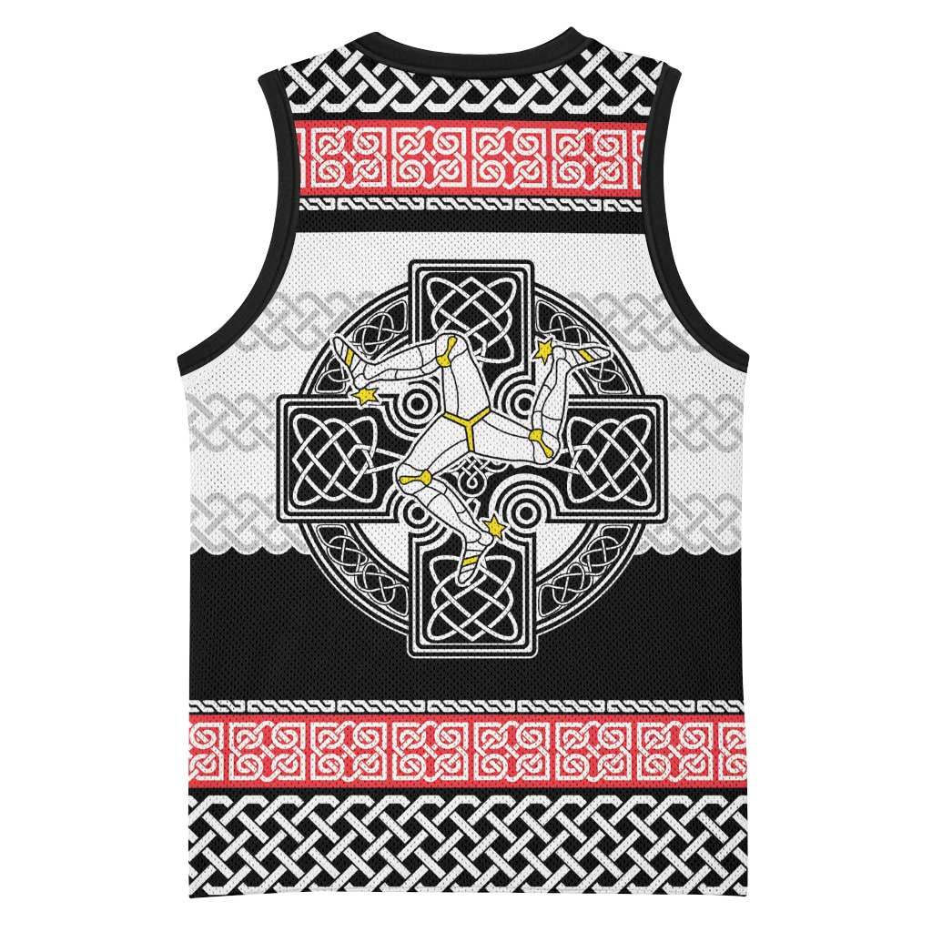 Isle of Man Celtic Knot Basketball Jersey Celtic Nation Heritage Pride - Wonder Print Shop