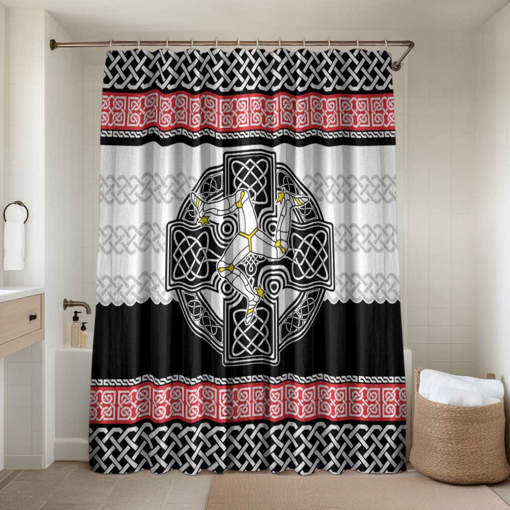 Isle of Man Celtic Knot Bathroom Set Celtic Nation Heritage Pride - Wonder Print Shop