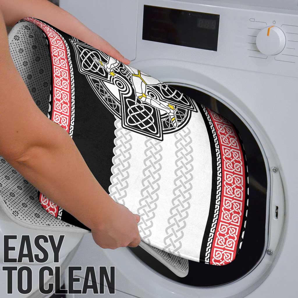 Isle of Man Celtic Knot Bathroom Set Celtic Nation Heritage Pride - Wonder Print Shop