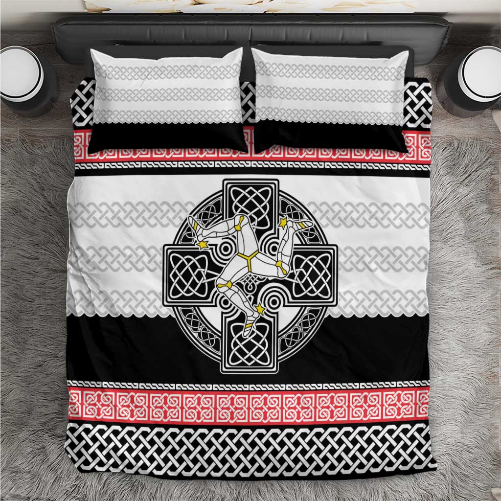 Isle of Man Celtic Knot Bedding Set Celtic Nation Heritage Pride - Wonder Print Shop