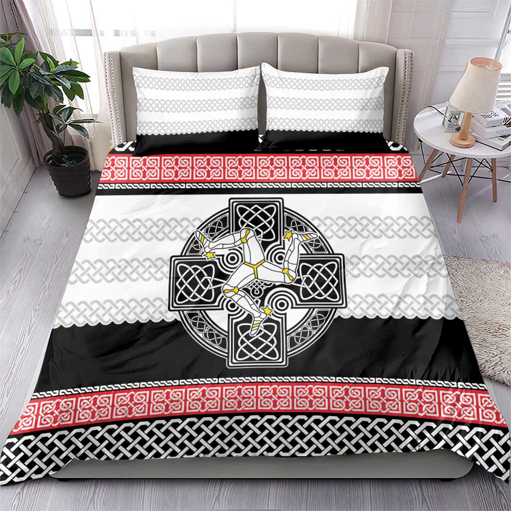 Isle of Man Celtic Knot Bedding Set Celtic Nation Heritage Pride - Wonder Print Shop