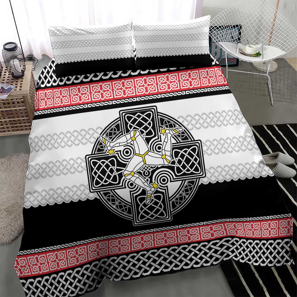 Isle of Man Celtic Knot Bedding Set Celtic Nation Heritage Pride - Wonder Print Shop