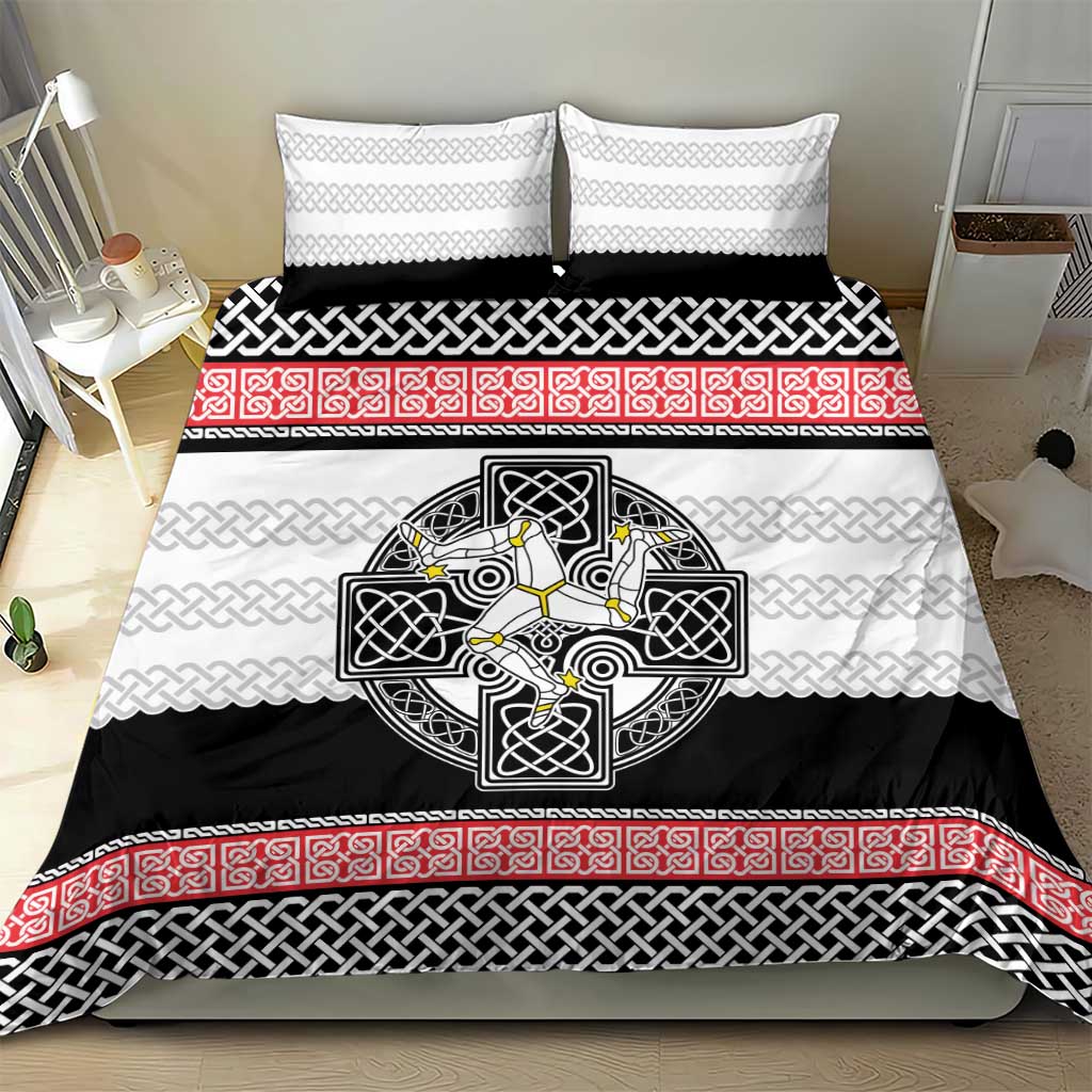 Isle of Man Celtic Knot Bedding Set Celtic Nation Heritage Pride - Wonder Print Shop