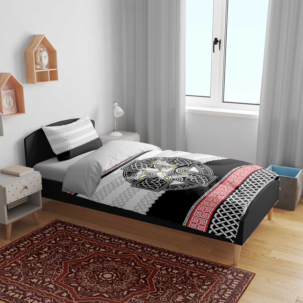 Isle of Man Celtic Knot Bedding Set Celtic Nation Heritage Pride - Wonder Print Shop