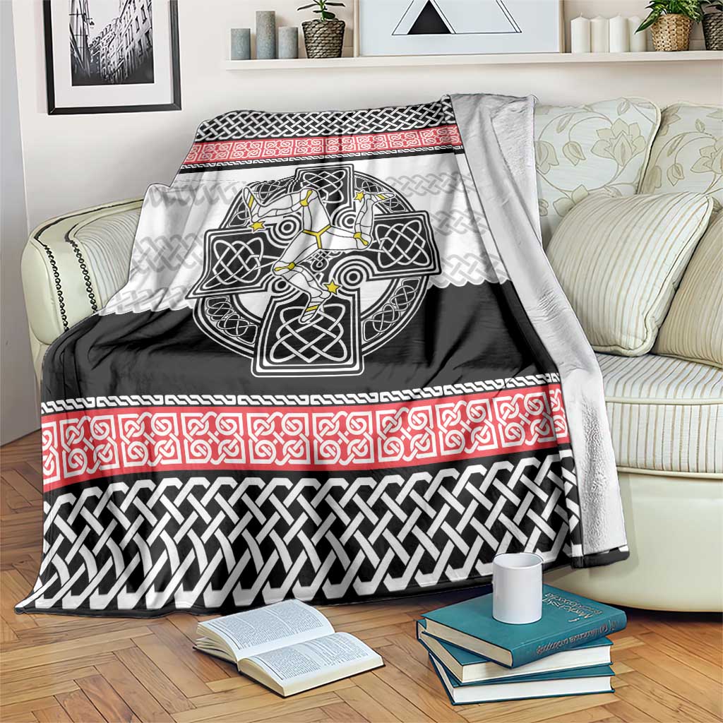 Isle of Man Celtic Knot Blanket Celtic Nation Heritage Pride - Wonder Print Shop