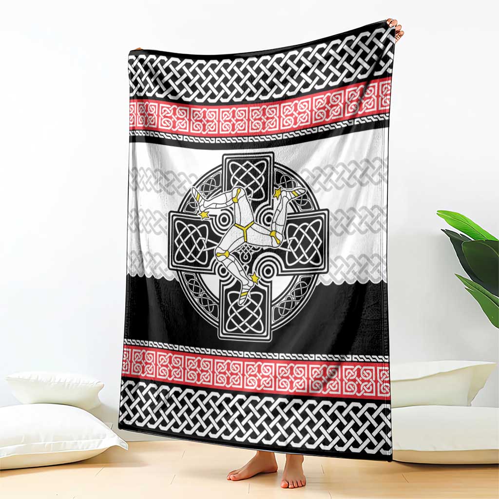 Isle of Man Celtic Knot Blanket Celtic Nation Heritage Pride - Wonder Print Shop