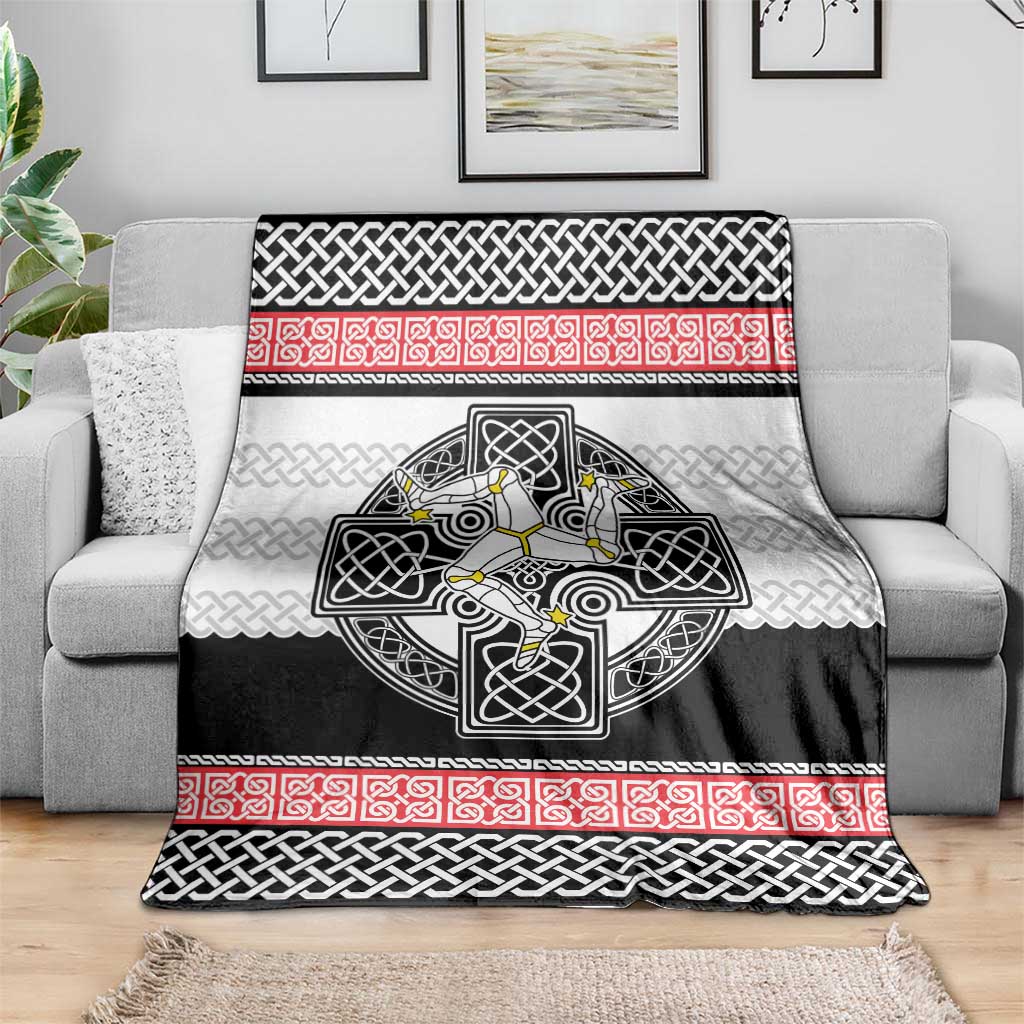 Isle of Man Celtic Knot Blanket Celtic Nation Heritage Pride - Wonder Print Shop