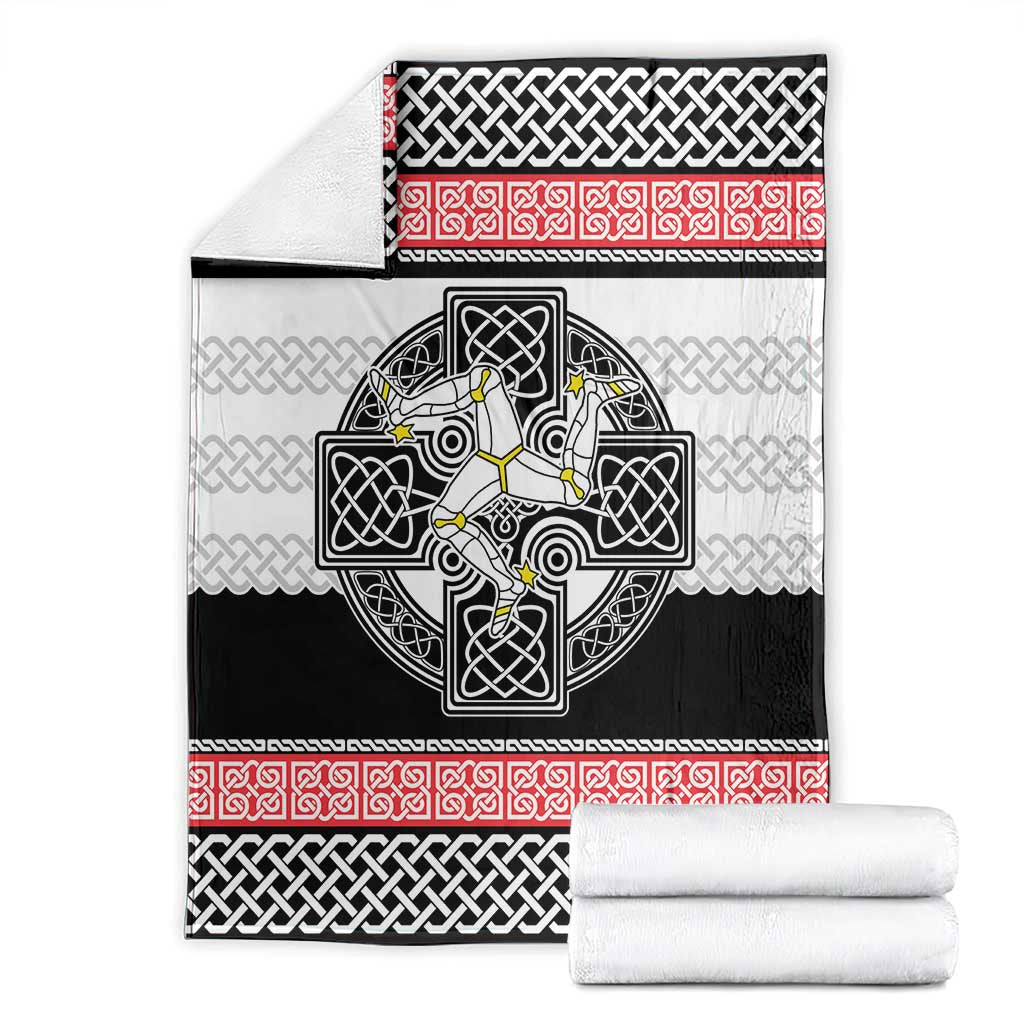 Isle of Man Celtic Knot Blanket Celtic Nation Heritage Pride - Wonder Print Shop